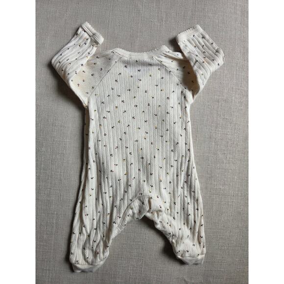 Nature Baby Pointelle Kimono Stretch & Grow Romper - Picture 5 of 5